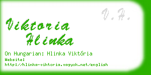 viktoria hlinka business card