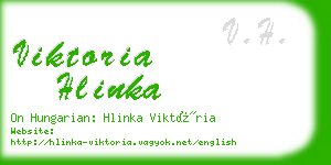 viktoria hlinka business card